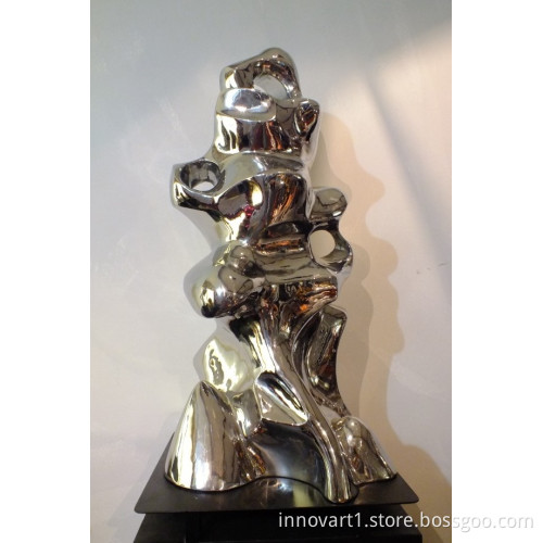 Mirror Polished Stainless Steel Sculpture